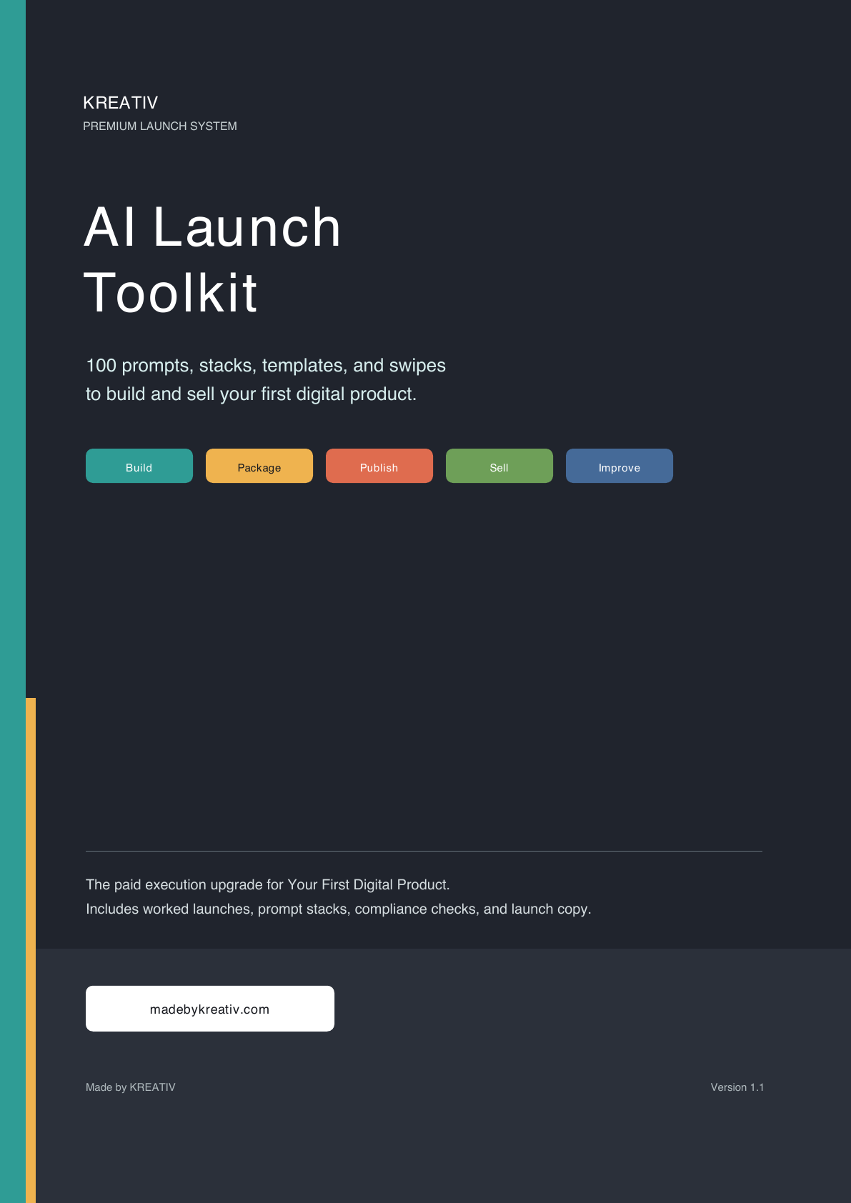 Cover preview for The KREATIV AI Launch Toolkit
